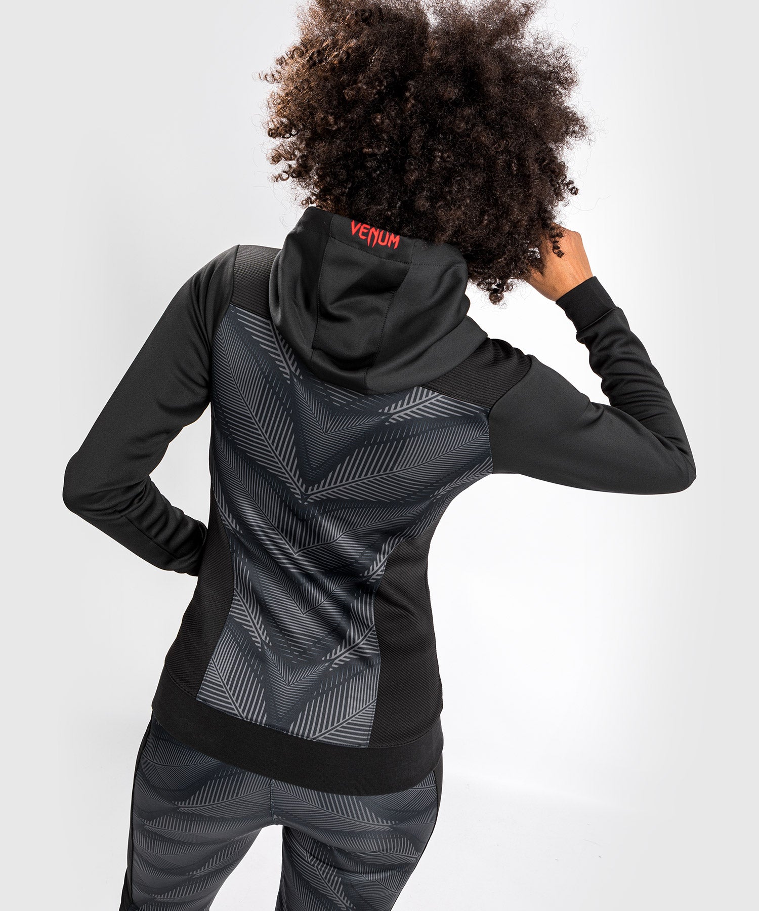 Женская толстовка Venum Phantom Hoodie For Women Black Red купить