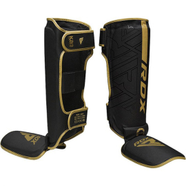 Захист гомілки RDX F6 Kara MMA Shin Instep Guards Matte Golden