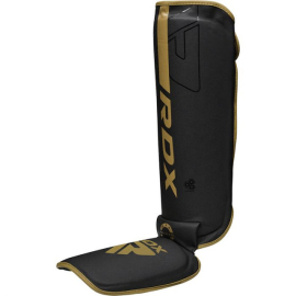 Захист гомілки RDX F6 Kara MMA Shin Instep Guards Matte Golden, Фото № 2