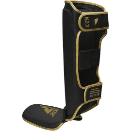 Захист гомілки RDX F6 Kara MMA Shin Instep Guards Matte Golden, Фото № 3