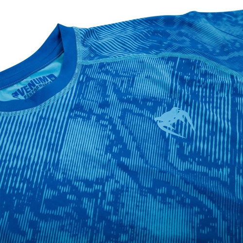 Компрессионная футболка Venum Fusion Compression T-shirt Blue Short  Sleeves стоимость