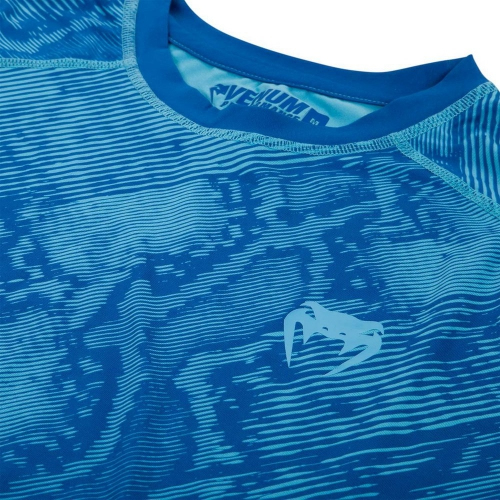Компрессионная футболка Venum Fusion Compression T-shirt Blue Short  Sleeves Киев