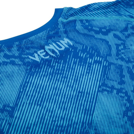 Компрессионная футболка Venum Fusion Compression T-shirt Blue Short  Sleeves, Фото № 13
