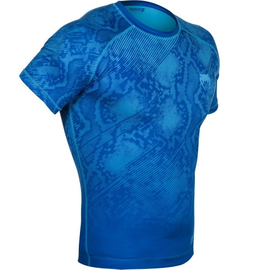 Компресійна футболка Venum Fusion Compression T-shirt Blue Short Sleeves, Фото № 3
