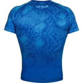 Компрессионная футболка Venum Fusion Compression T-shirt Blue Short  Sleeves, Фото № 6