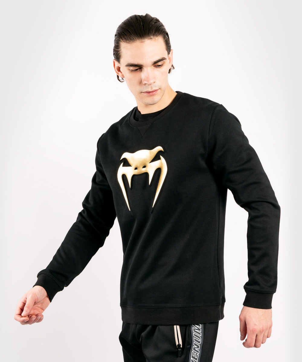Толстовка Venum Classic Sweatshirts Black Gold