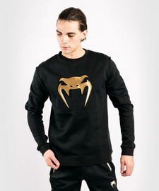 Толстовка Venum Classic Sweatshirts Black Gold, Фото № 7