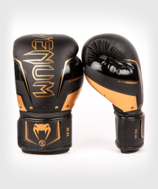 Боксерські рукавиці Venum Elite Evo Boxing Gloves Black Bronze