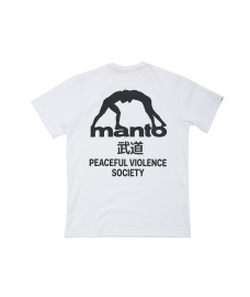 Футболка MANTO T-shirt Society White, Фото № 2