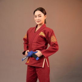 Womens kimono Fairtex BJJ4 Gi Sida Burgundy