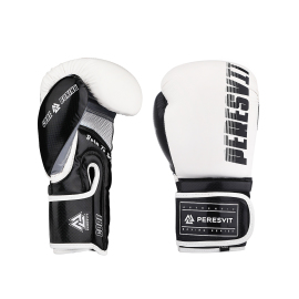 Боксерські рукавиці Peresvit Core Boxing Gloves White Black & Grey
