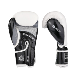Боксерські рукавиці Peresvit Core Boxing Gloves White Black & Grey, Фото № 2