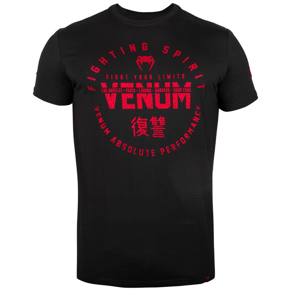 Футболка Venum Signature T-shirt Short Sleeves Black Red