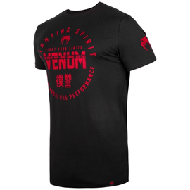 Футболка Venum Signature T-shirt Short Sleeves Black Red, Фото № 3