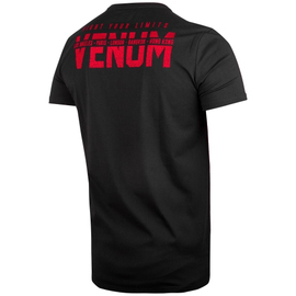Футболка Venum Signature T-shirt Short Sleeves Black Red, Фото № 2