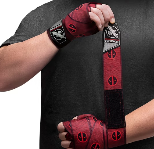 Hayabusa Marvel Hero Elite Handwraps Deadpool boxing bandages photo