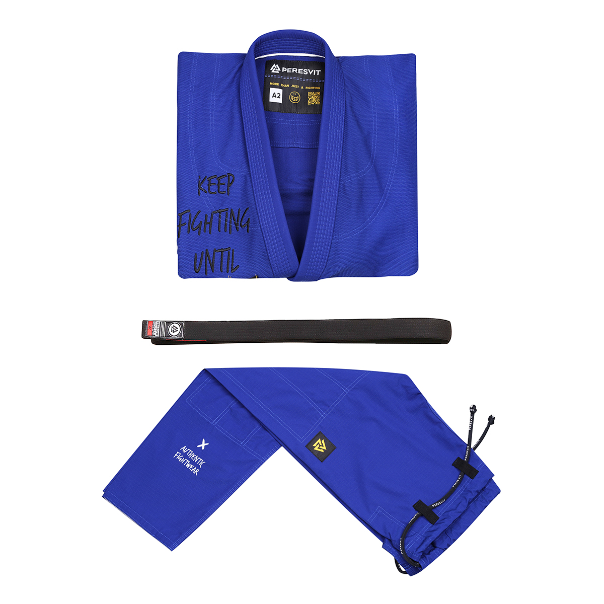 Kimono Peresvit Keep Fighting Gi for Adults Royal Blue Lviv