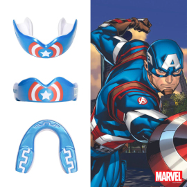 Капа SafeJawz Marvel Captain America Mouthguard Adult  цена