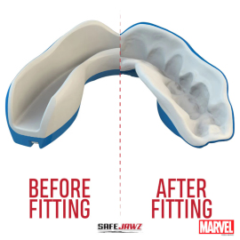 Капа SafeJawz Marvel Captain America Mouthguard Adult  размер