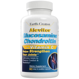 Earths Creation Alevitor Glucosamine Chondroitin (1500/1200 mg) + Vit C - 90 капс