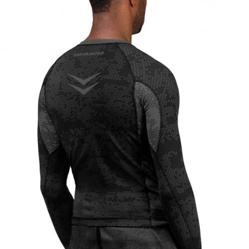 Hayabusa Arrow Ranked Long Sleeve Rashguard Black buy
