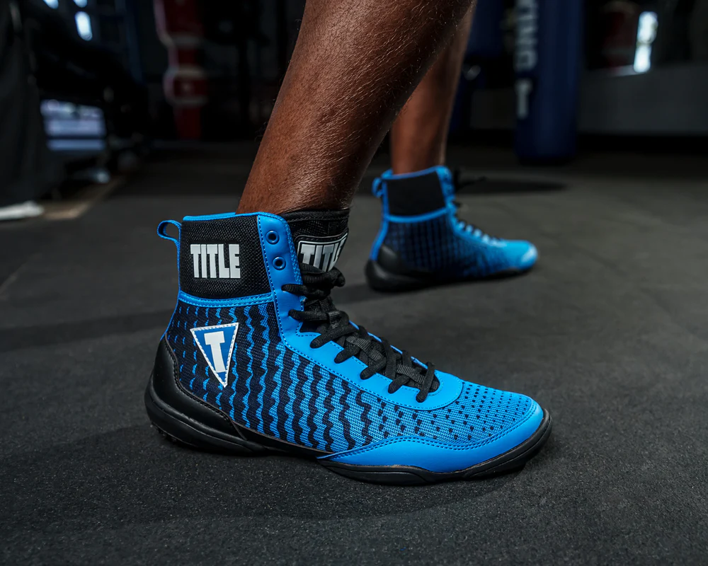 Боксерки Title Boxing Predator II Shoes 2.0 Black Blue оригинал
