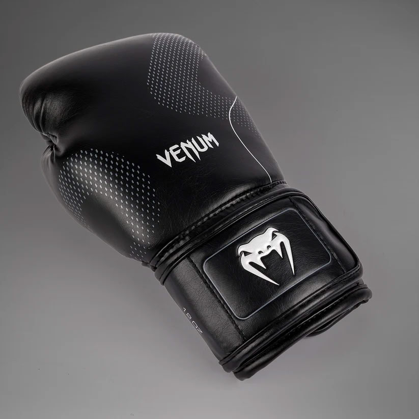Боксерські рукавиці Venum Nexus Boxing Gloves Black Silver фото