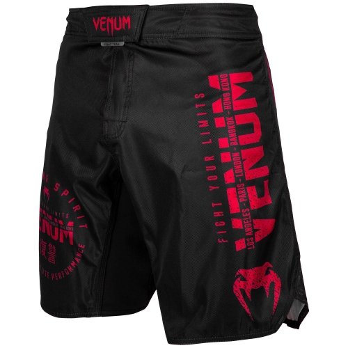 MMA shorts Venum Signature Fightshorts Black Red buy
