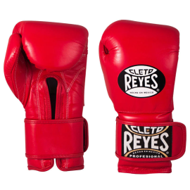 Боксерские перчатки Cleto Reyes Leather Contact Closure Gloves Red