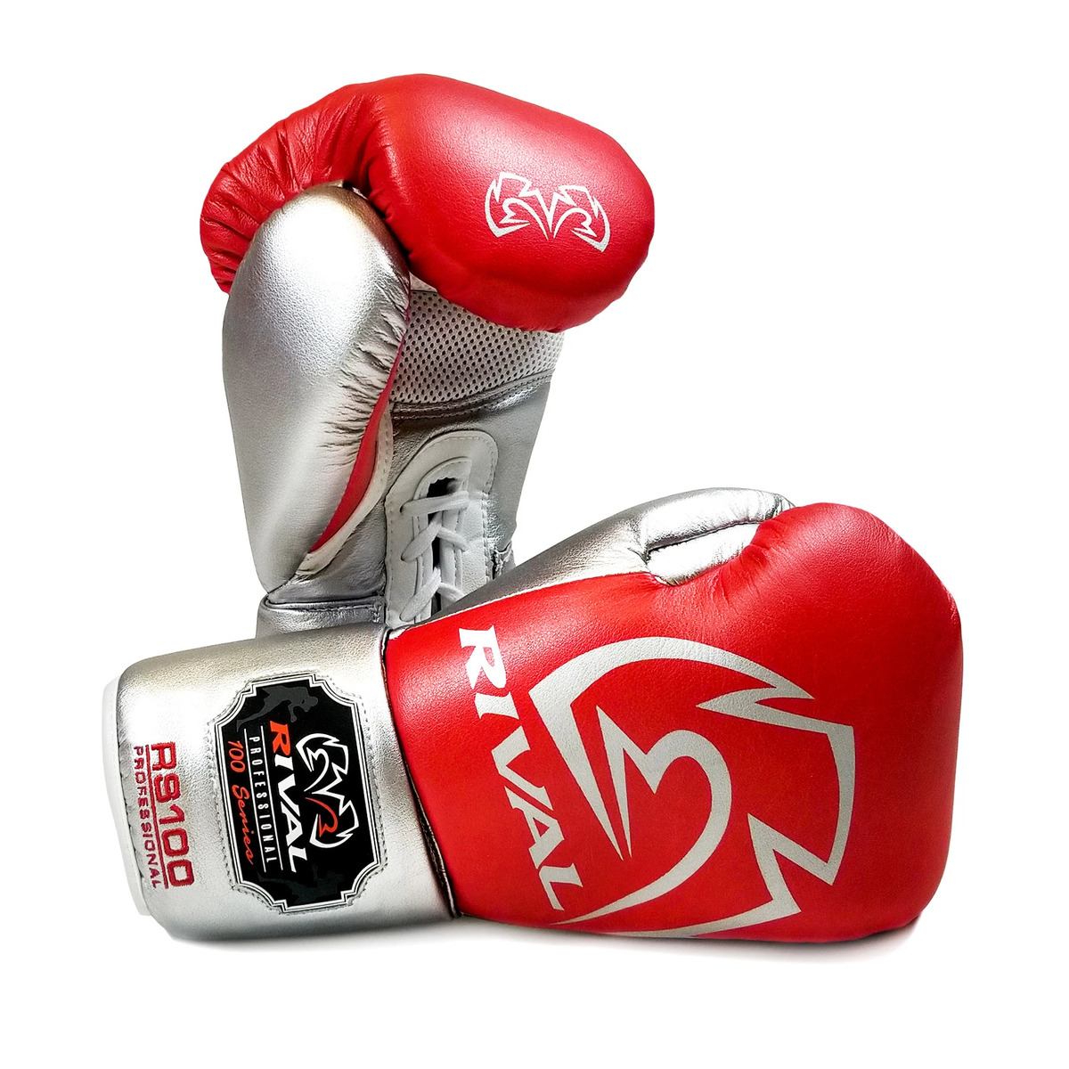 Боксерские перчатки Rival RS100 Professional Sparring Gloves Red Silver