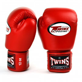 Боксерские перчатки Twins Velcro BGVL3 Red, Фото № 2