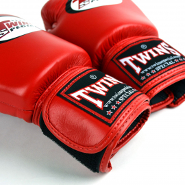Боксерские перчатки Twins Velcro BGVL3 Red, Фото № 4