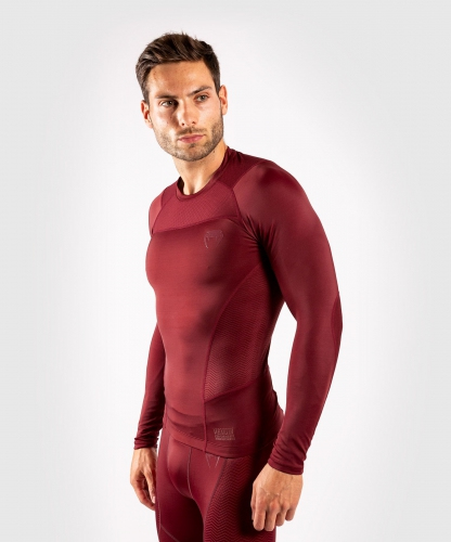 Venum G-Fit Rashguard Long Sleeves Burgundy photo