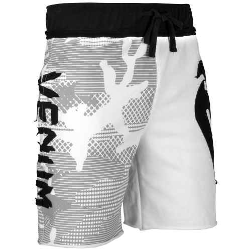 Шорты Venum Assault Cotton Shorts White Black фото