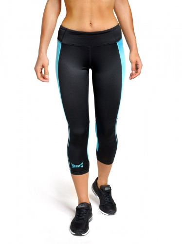 Женские компрессионные капри Peresvit Air Motion Womens Capri Black Aqua цена