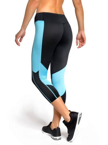 Женские компрессионные капри Peresvit Air Motion Womens Capri Black Aqua купить