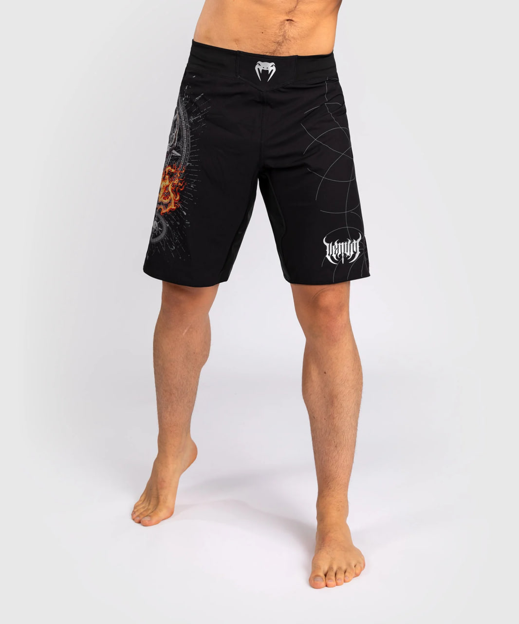 Шорти для MMA Venum Gladiator 5.0 Men’s Fight Shorts Black Silver