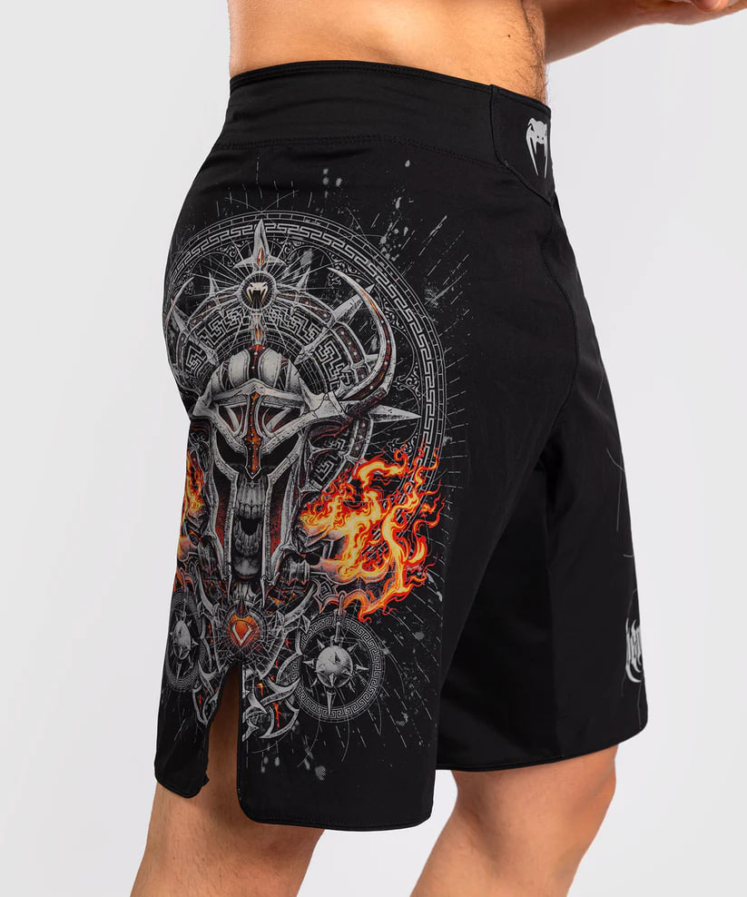 Venum Gladiator 5.0 Mens Fight Shorts Black Silver buy