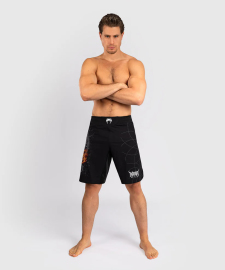 Шорти для MMA Venum Gladiator 5.0 Men’s Fight Shorts Black Silver фото