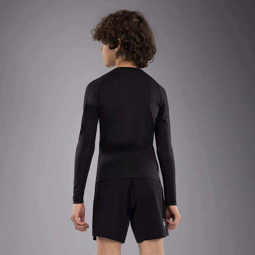 Дитячий рашгард Venum Contender Kids Rashguards Long Sleeves - Black цена