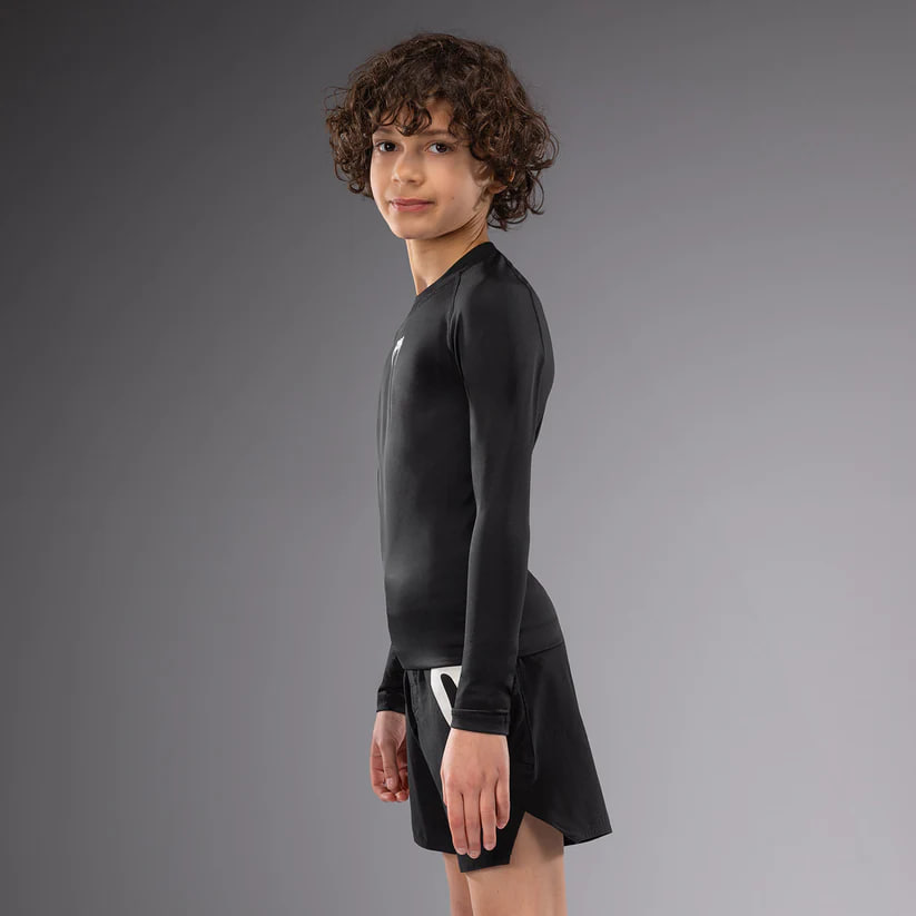 Дитячий рашгард Venum Contender Kids Rashguards Long Sleeves - Black купить