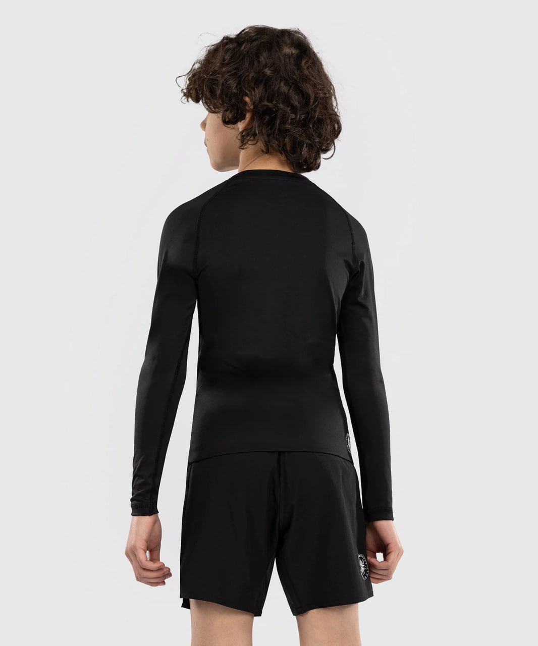 Дитячий рашгард Venum Contender Kids Rashguards Long Sleeves - Black в Украине