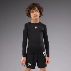 Дитячий рашгард Venum Contender Kids Rashguards Long Sleeves - Black size