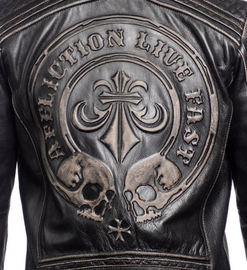Кожаная куртка Affliction Lemmy Leather Jacket, Фото № 4