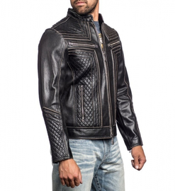 Кожаная куртка Affliction Lemmy Leather Jacket, Фото № 3
