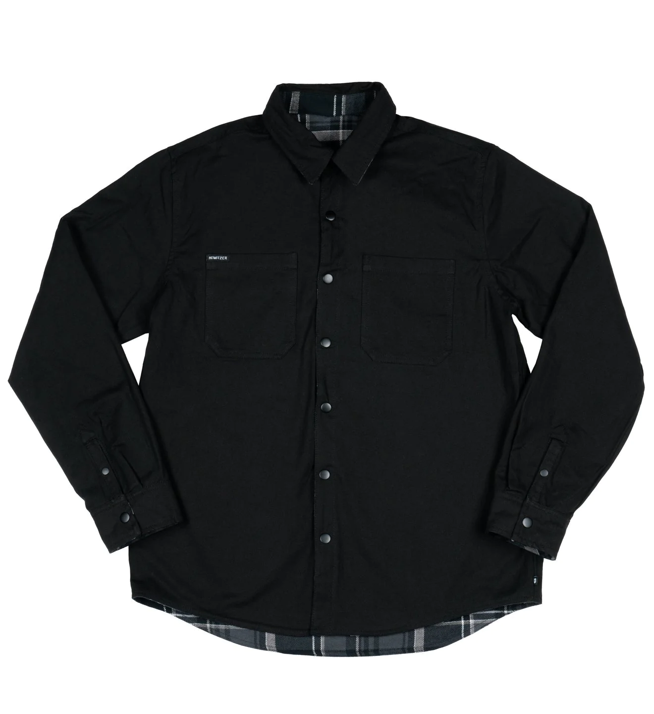 Reversible shirt Howitzer Brigade Longsleeve Flannel Black photo