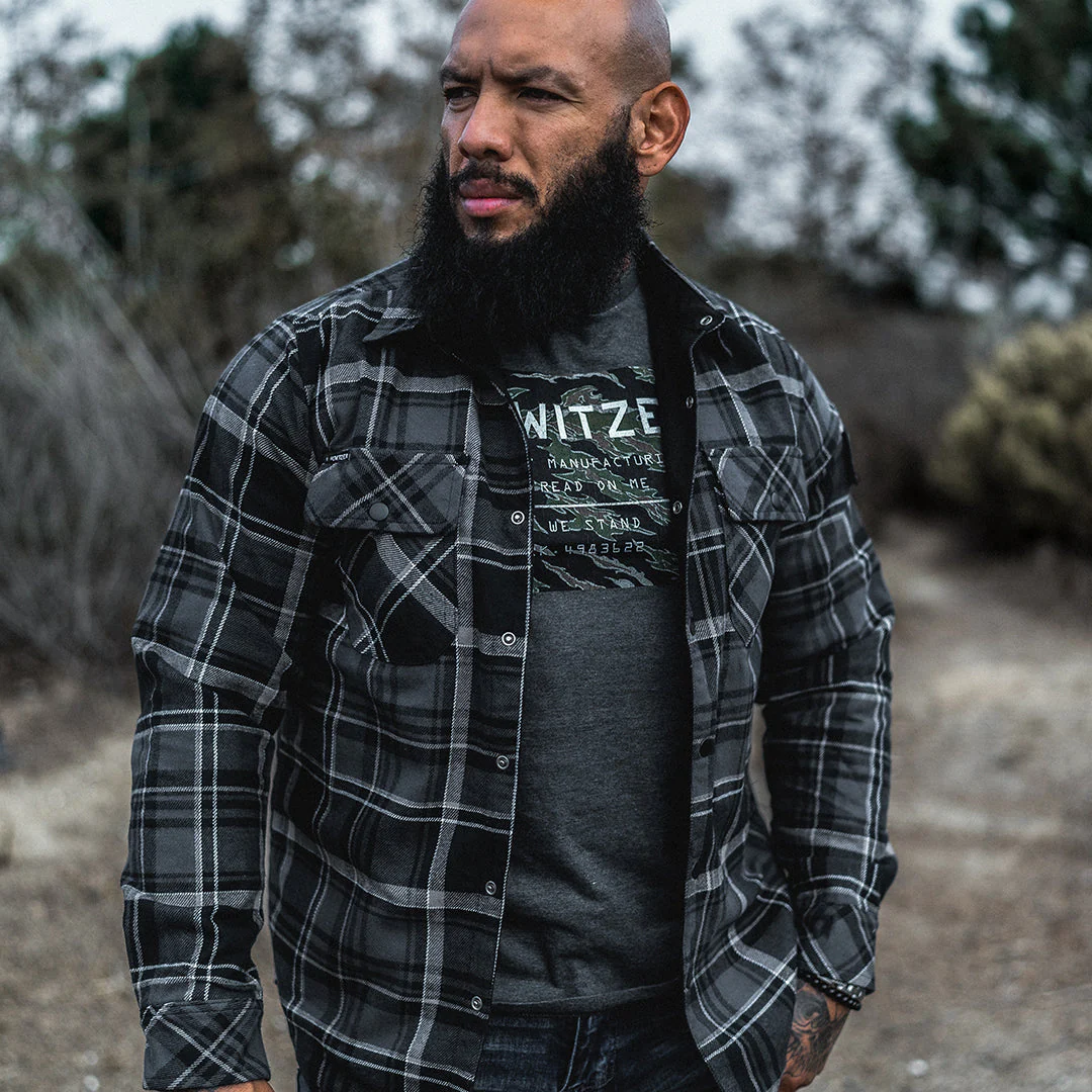 Reversible shirt Howitzer Brigade Longsleeve Flannel Black where to buy
