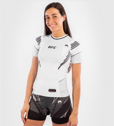 Venum Authentic UFC FightNight White Womens Short Sleeve Rashguard price