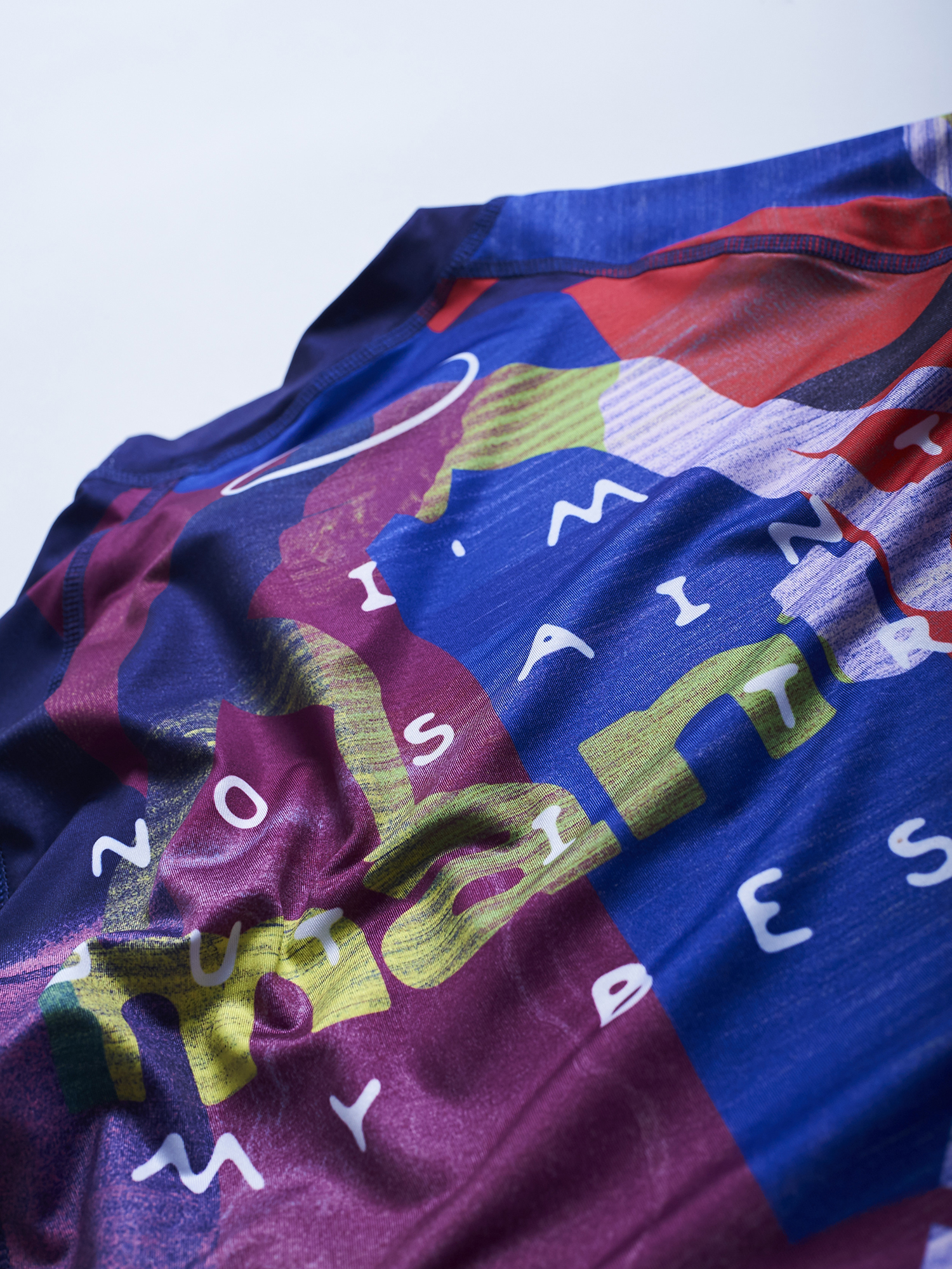 Рашгард з коротким рукавом MANTO Neon Abstract оригінал