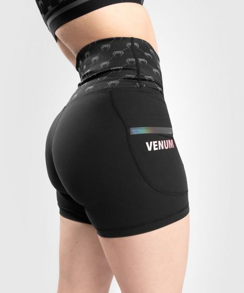 Жіночі компресійні шорти Venum Monogram Black Pink Gold купити